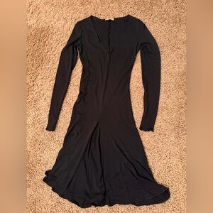 Emporio Armani Black Long Sleeve Dress